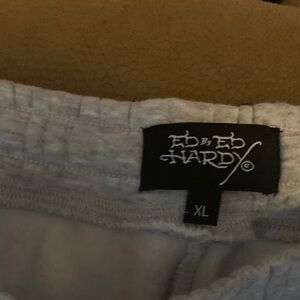 Ed Hardy Gray Straight Leg Pants